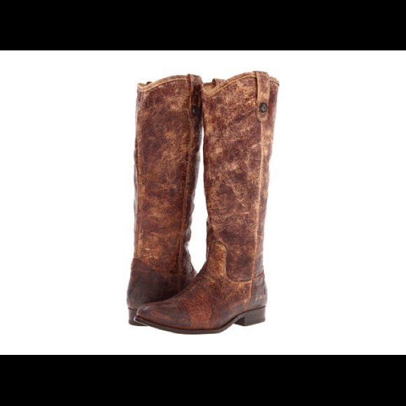 Frye Shoes - Frye Melissa Button in Whisky